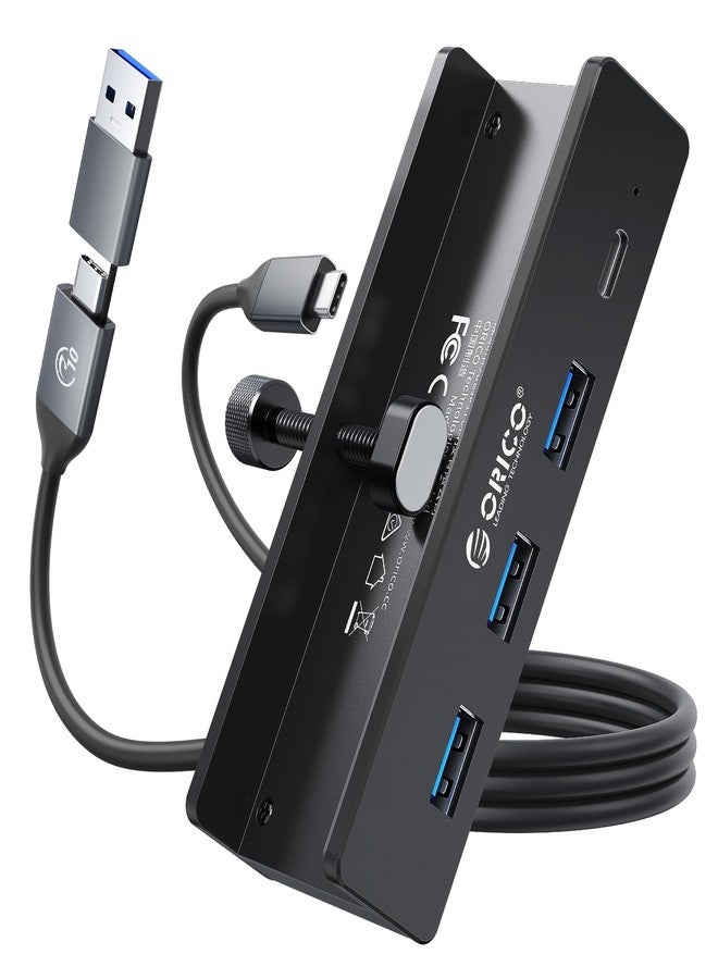 أوريكو موزع USB من ORICO، مشبك موزع USB 3.0 من الألومنيوم مع وصلة طاقة 5 فولت - Image 1