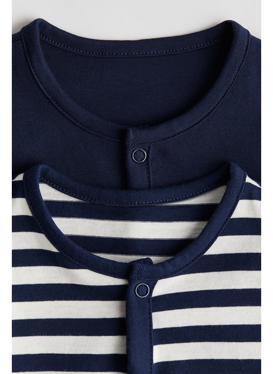 H&M 2-Pack Patterned Cotton Pyjamas  - Image 2