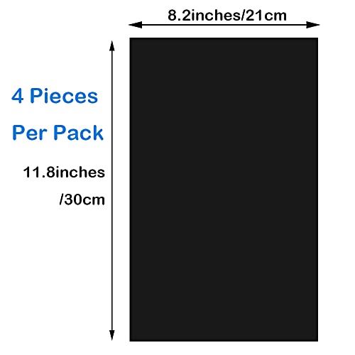 Luenir 11.8x8.2 inches Light Dimming Stickers Adhesive Film Light Blocking Cover Filter for Electronics, Alarm Clock, Monitor, LED Light, LCD Panels, 4 Pieces - Image 2