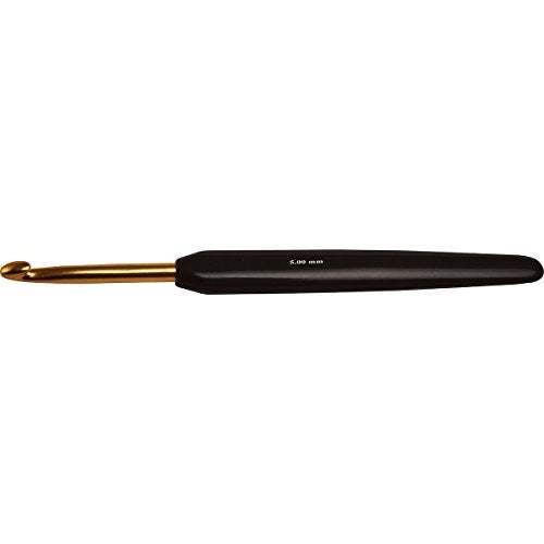 Knitter's Pride Aluminum Crochet Hook, H/5mm, Gold - Image 2