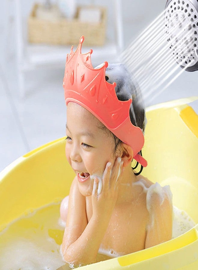 NL TRADERS Baby Shower Cap ,Bath Visor hat for Eye and Ear wash Protection,Adjustable Silicone Bathing Crown Waterproof Shampoo hat for Washing Hair, Shower Bathing Protection Bath Cap for Toddler, Baby, Children. - Image 5