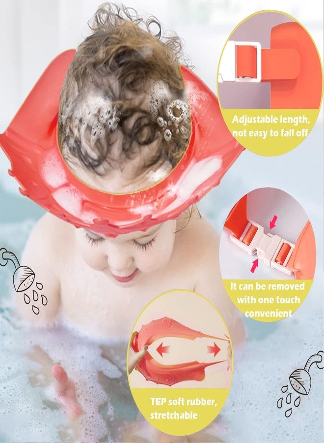NL TRADERS Baby Shower Cap ,Bath Visor hat for Eye and Ear wash Protection,Adjustable Silicone Bathing Crown Waterproof Shampoo hat for Washing Hair, Shower Bathing Protection Bath Cap for Toddler, Baby, Children. - Image 2