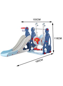 JSAITOYS 3 In 1 Multifunctional Children Slide Swing Indoor Home Baby Combination Set Toy  - Image 4
