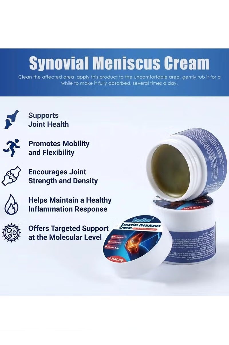 سوميفون 3 قطع كريم الغضروف المفصلي، مرهم لتخفيف الألم، يعزز الحركة والمرونة، يدعم صحة المفاصل، يشجع قوة المفاصل وكثافتها 10 جرام * 3 - Image 3