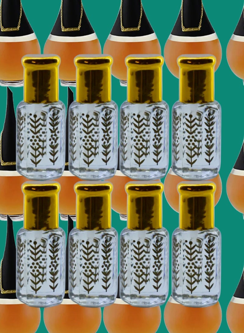 8 Pieces Pandora Essential Oil For Women Original Clear 6 Ml