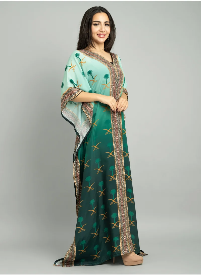 IKKXA Kingdom Pride Dress - Saudi National Day IKN13