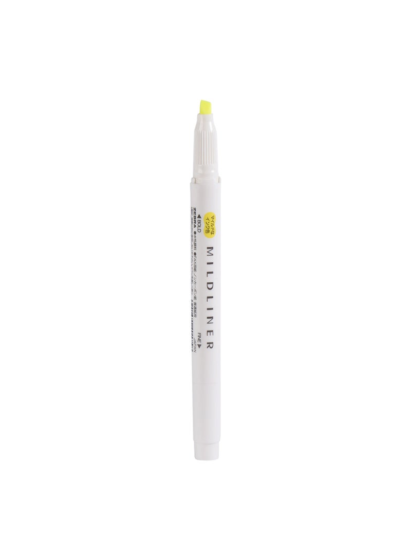 ZEBRA Mildliner Double Sided Highlighter, for Journal Planner, and Note Taking, Pack of 10 Pen - Yellow  - Image 3