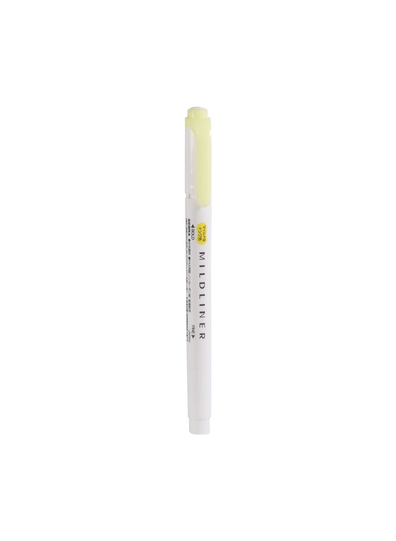 ZEBRA Mildliner Double Sided Highlighter, for Journal Planner, and Note Taking, Pack of 10 Pen - Yellow  - Image 2