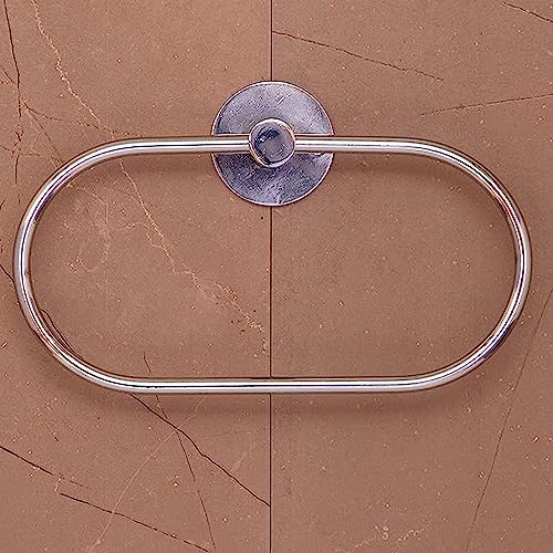 GARBNOIRE Stainless Steel Towel Ring | Napkin Ring | Modern Bath Towel Stand | Towel Holder | Towel Hanger with Chrome Finish - Image 3