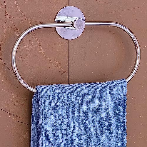 GARBNOIRE Stainless Steel Towel Ring | Napkin Ring | Modern Bath Towel Stand | Towel Holder | Towel Hanger with Chrome Finish - Image 1