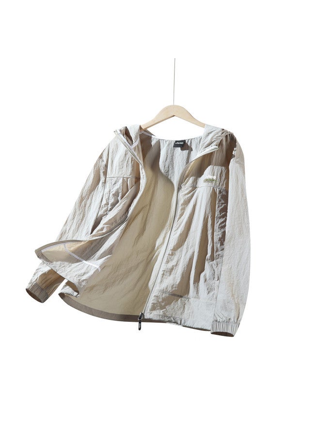 Jeep Upf50+ Sun Protection】summer Lightweight Ice Silk Breathable Kids Sun Protection Jacket With Cooling And Skin-friendly Fabric - Image 2