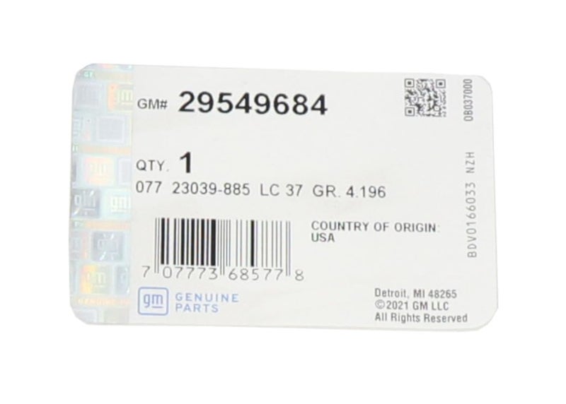 ACDelco جوان سائل نقل الحركة لسيارات GM لفرخلاينر MT45 من 2020-2021 - 29549684 - Image 5