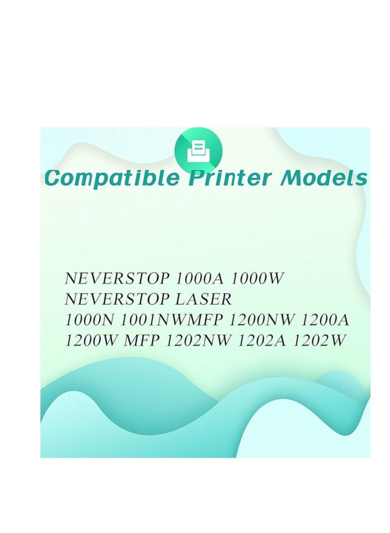 Terabyte Compatible 104A Drum Unit W1104A for HP Neverstop Laser 1000 and MFP 1200n 1200w 1200nw Printers - Image 2