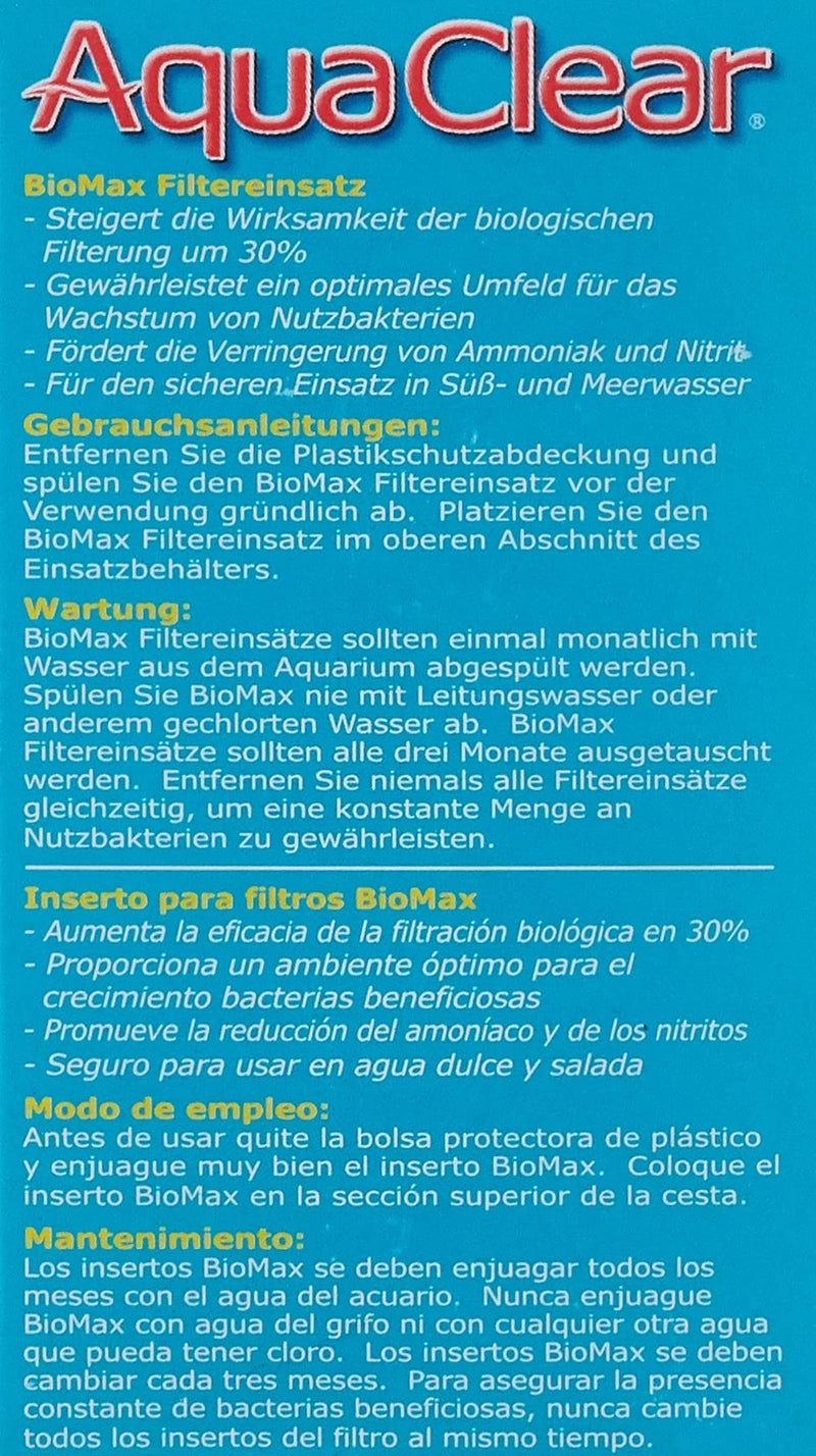 Fluval Aqua Clear AquaClear 20 BioMax, Aquarium Filter Replacement Media, A1370A1 - Image 4
