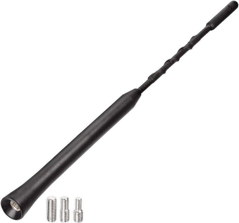 BINGFU Universal Vehicle Roof Mount Rubber Car Antenna Replacement Mast 9inch Vehicle FM AM Stereo Universal Roof Mounted Antennas - Image 1