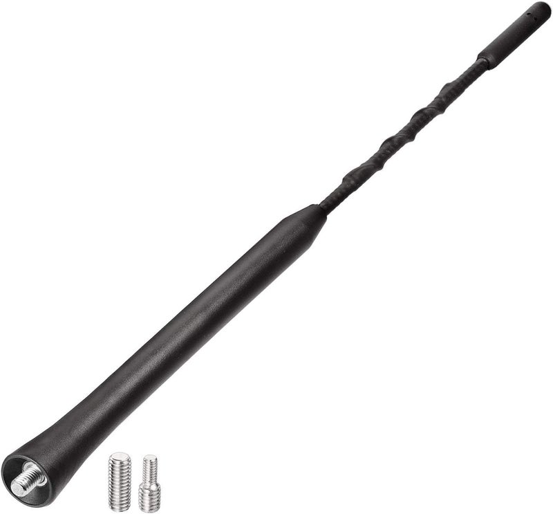 BINGFU Universal Vehicle Roof Mount Rubber Car Antenna Replacement Mast 9inch Vehicle FM AM Stereo Universal Roof Mounted Antennas - Image 4