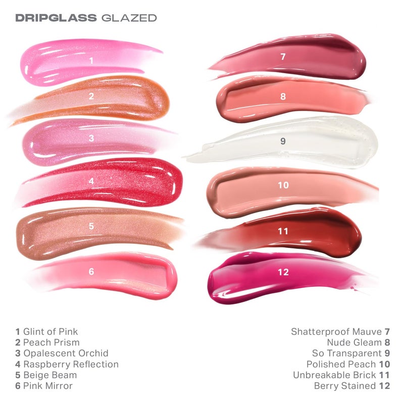 MORPHE Dripglass High Shine Lip Gloss - Semi-Sheer or Full Coverage Lip Color with Glass-Like Shine and Nonsticky Finish - Infused With Squalane & Vitamin E - Nude Gleam (0.13 Fl Oz) - Image 5