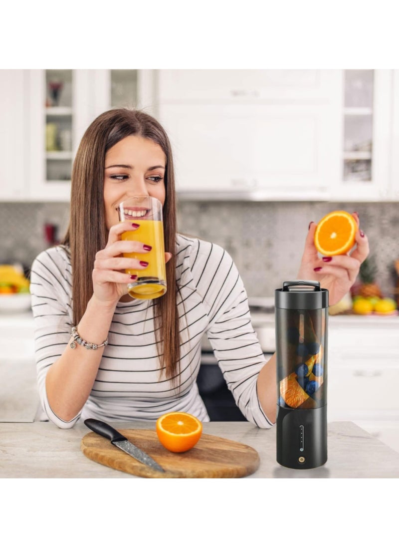 Citrus Juicer, Electric Orange Squeezer with Powerful Motor and USB Charging Cable, Juicer Extractor, Lime Suitable for Orange, Citrus, Apple, Grapefruit Pear