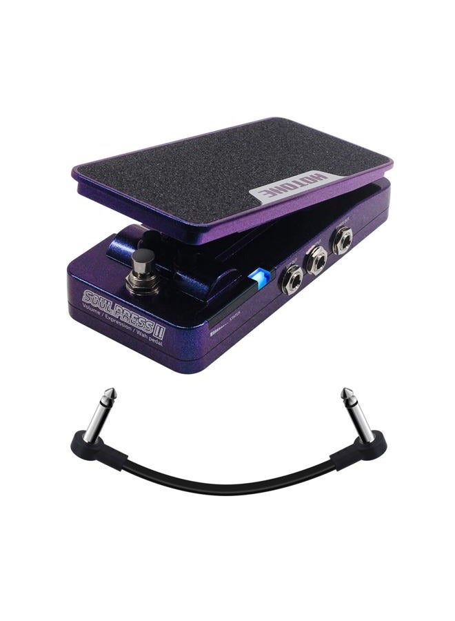 HOTONE Wah Active Volume Passive Expression Guitar Effects Pedal Switchable 4 in 1 with Guitar Effects Pedal Visible Soul Press II - Image 1
