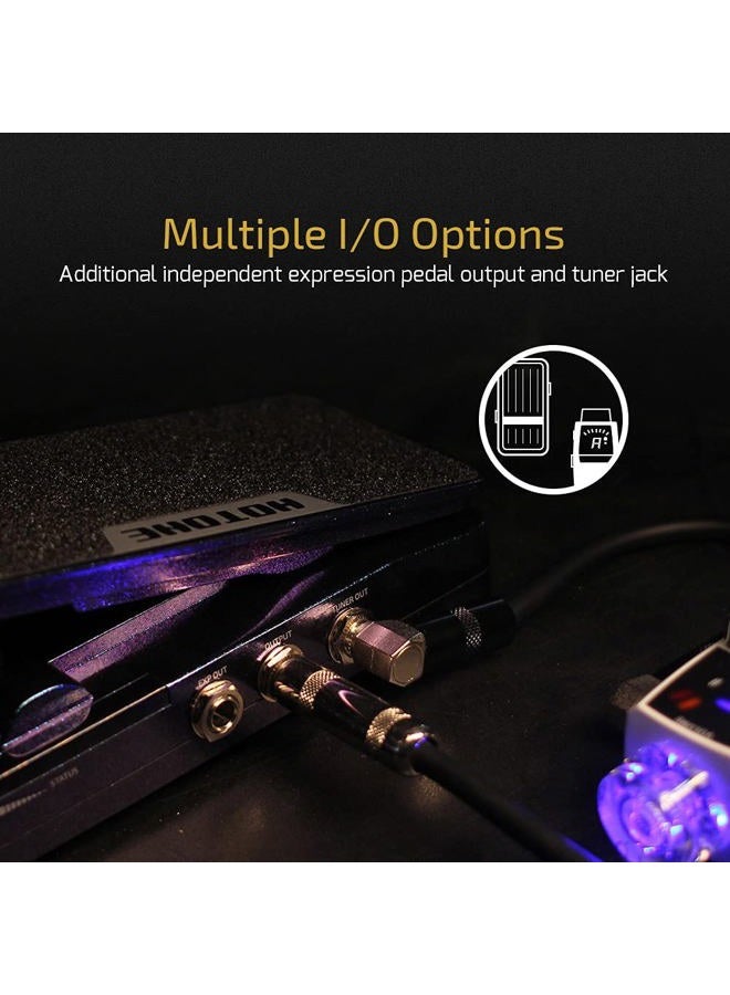 HOTONE Wah Active Volume Passive Expression Guitar Effects Pedal Switchable 4 in 1 with Guitar Effects Pedal Visible Soul Press II - Image 4