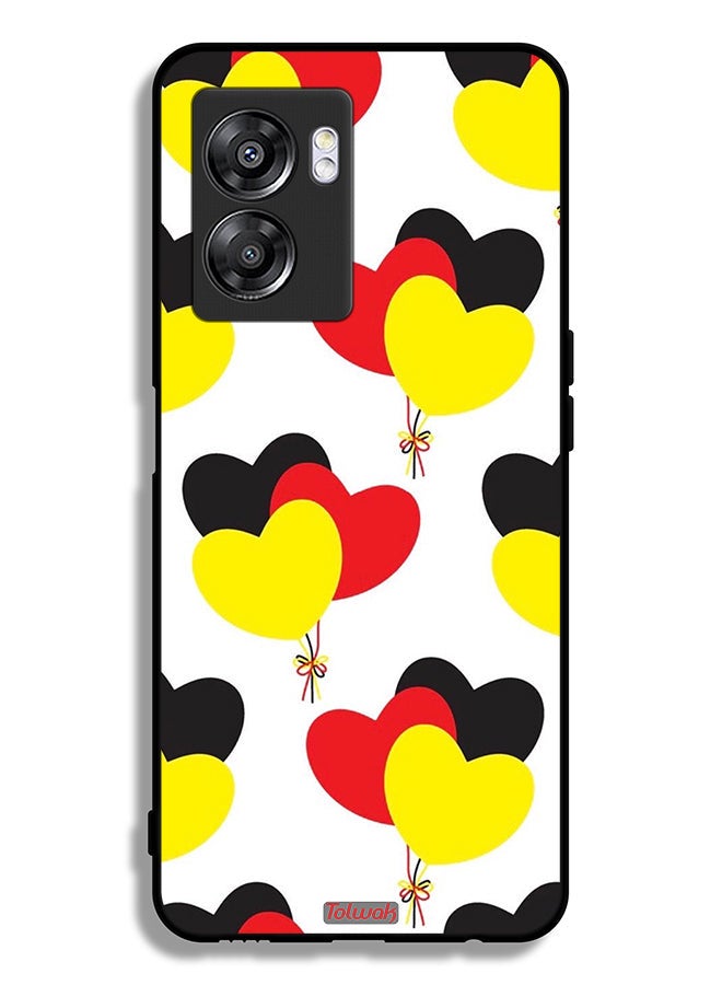 Tolwak OnePlus Nord N300 Protective Case Cover Three Hearts Bunch - Image 2