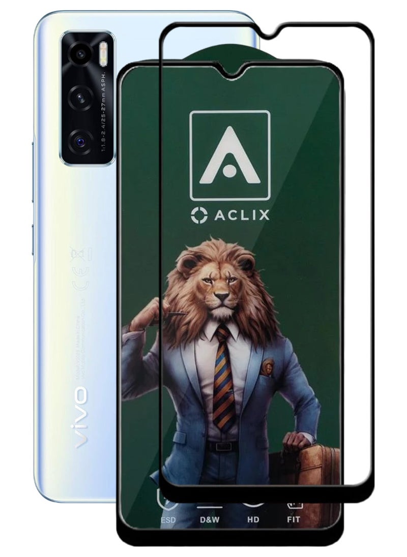 ACLIX Antistatic ESD Dustproof Premium Quality High Definition Tempered Glass Screen Protector Designed For vivo Y70 - Image 1