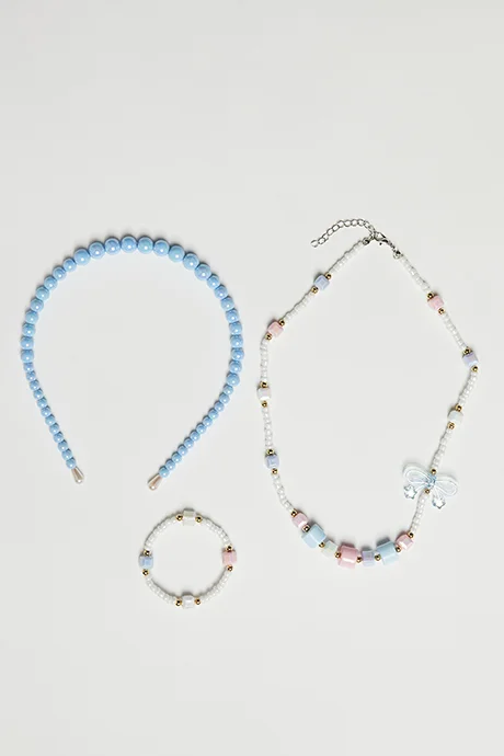 R&B 3 Pack Headband and Jewellery Set