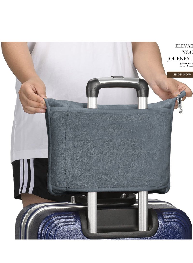 BSB HOME Plain Polar Fleece Heavy Weight Single Bed Travel Blanket Warm Soft & Comfortable for Winter/AC Room/Hotel/Donation/Travelling (Grey, 800 Gram, 60X90 Inches) - Image 4