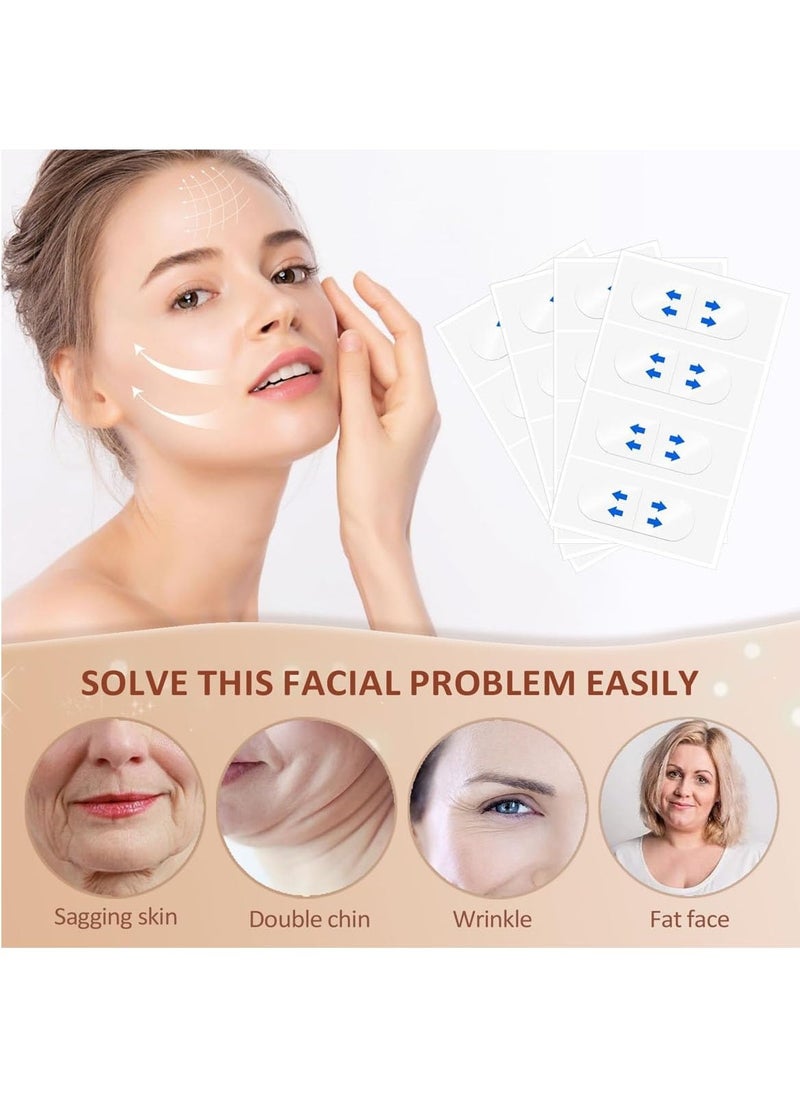 Beauenty 120 PCS Face Lift Tape and Stickers Set for Instant Face, Neck and Eye Lifting Patch, Invisible V-line Facelift Patch Tapes  - Image 4