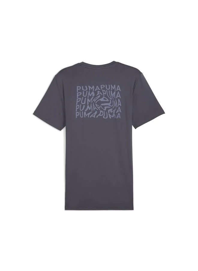Puma Galactic Gray CLOUDSPUN Soft Branded Tee Men for Men | Best Price UAE