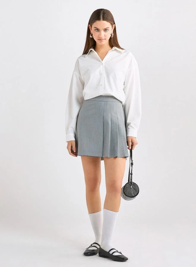 Splash FAV Embellished Poplin Shirt