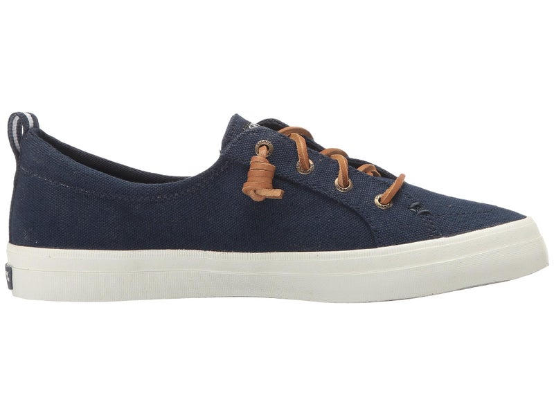 Sperry Womens Crest Vibe Linen Sneaker, Navy, 9 - Image 2