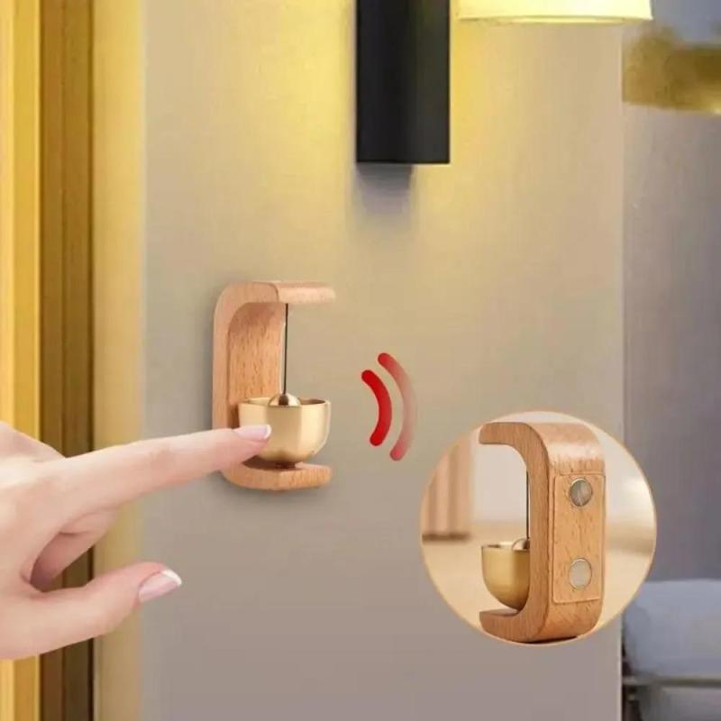 Wooden Door Chime, Magnetic Door Bell, Home Decor Accessory - Image 5