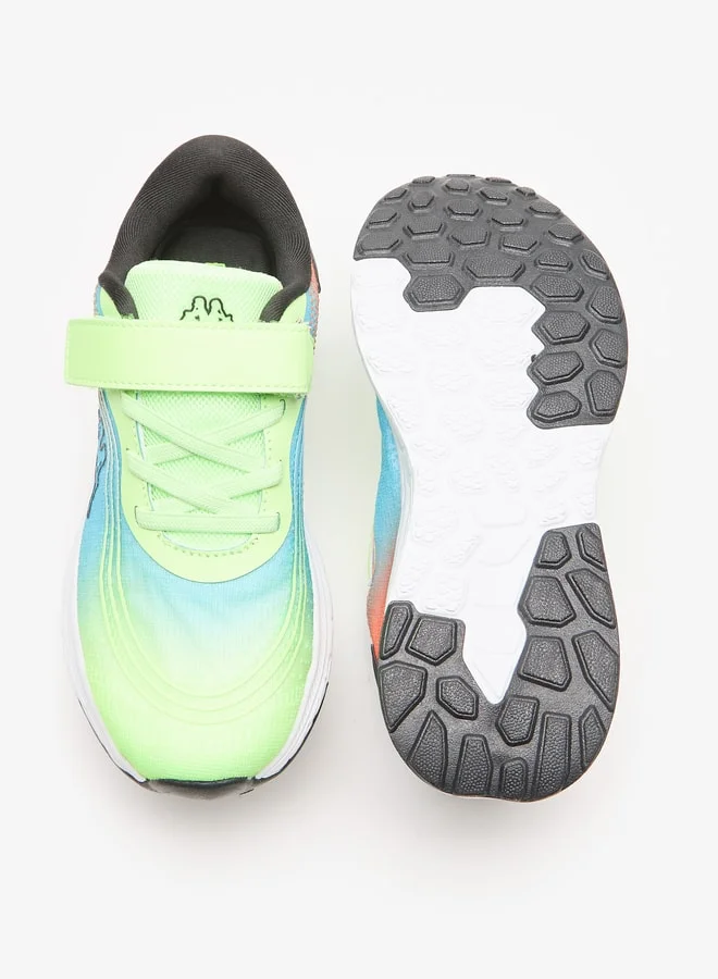 كابا Boys' Logo Detail Sports Shoes with Hook and Loop Closure