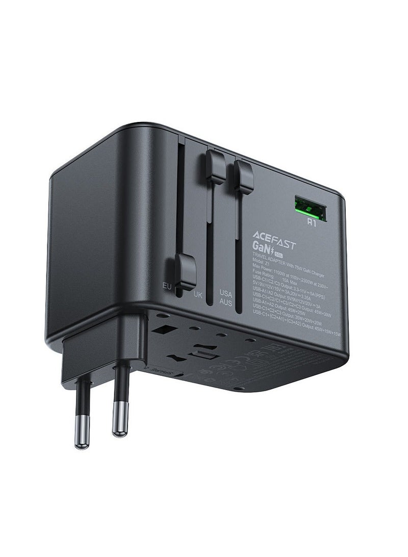 ACEFAST Charging Adapter Z1 - 2300W + PD75W GaN 3x USB-C + 2x USB-A - Image 3