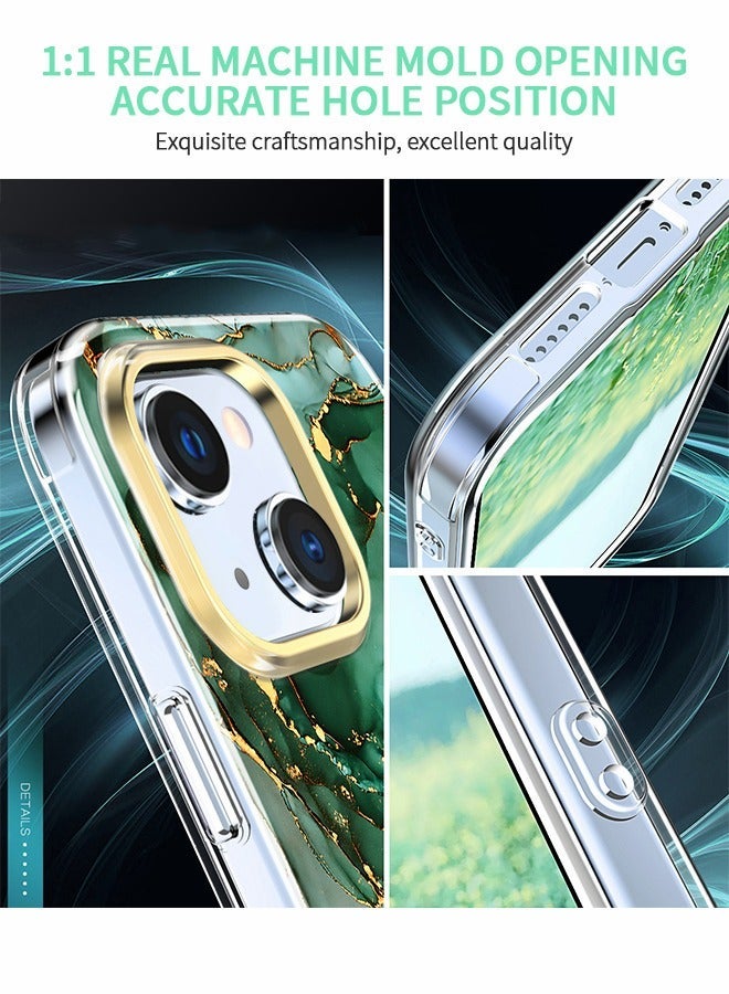 جرويك جراب لهاتف iPhone 14 Max، هاتف واقٍ مقاوم للصدمات من الرخام مع واقي شاشة PET واحد، غطاء للسقوط بدرجة عسكرية، غلاف TPU أنيق نحيف متوافق Max 6.7 بوصة - Image 4