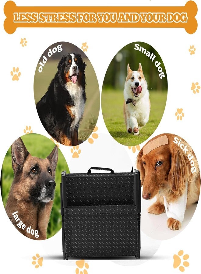Zendova Dog Stairs for Car - Foldable 5-Step Non-Slip Pet Stairs for Home, Lightweight Dog Steps for Senior & Small Dogs to SUV, Truck, Bed - Supports 200 lbs - Image 5
