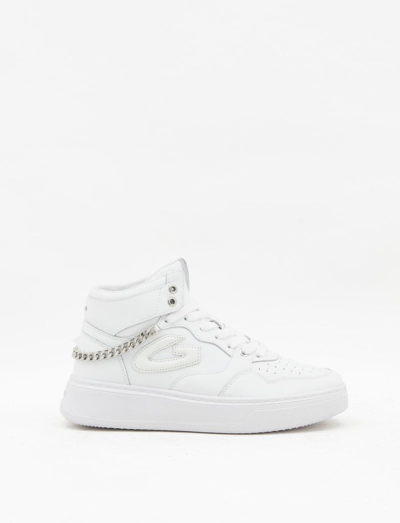 Guardiani New Era 0157 Women's White Leather Sneakers  - Image 1