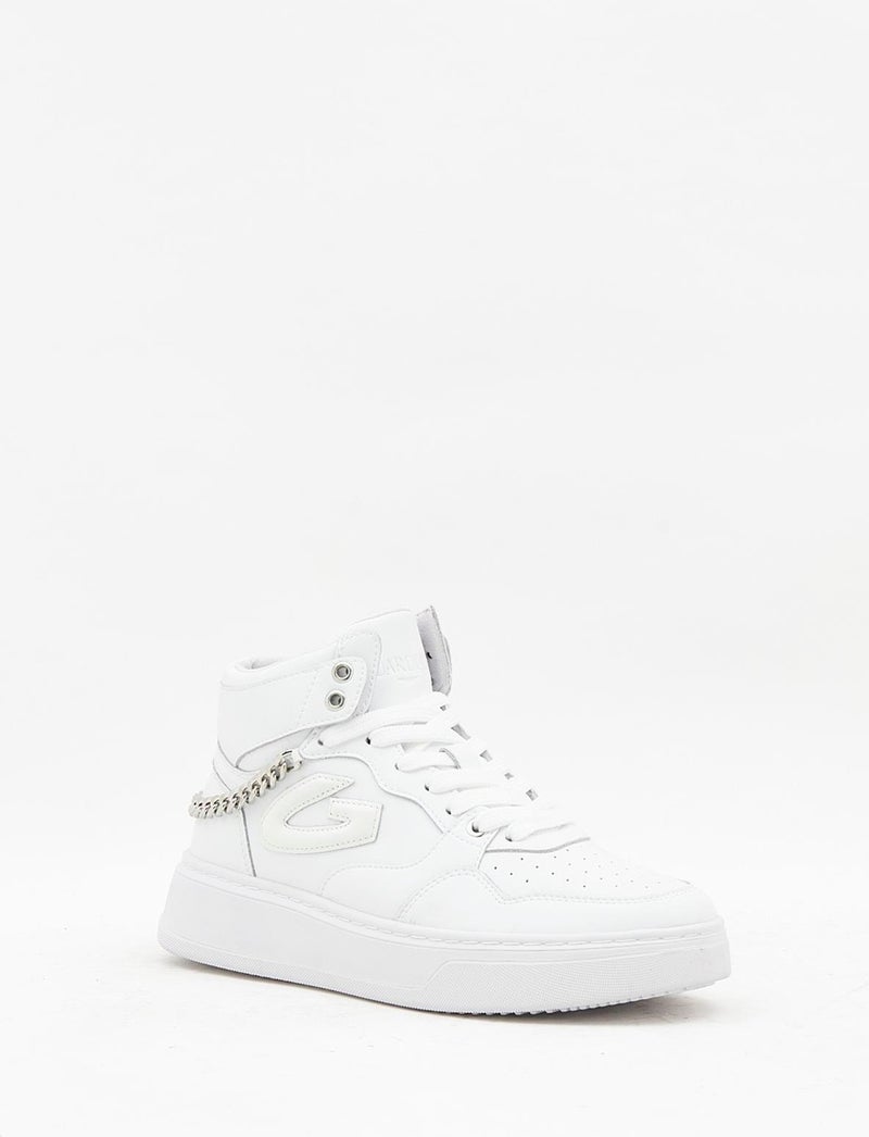 Guardiani New Era 0157 Women's White Leather Sneakers  - Image 2