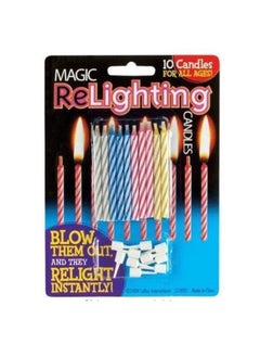 Rin Magic Relighting Birthday Candles  30 Candles Per Package 