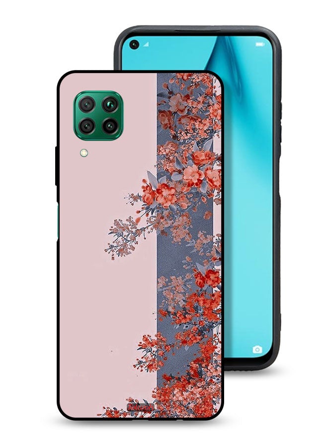 Tolwak Huawei nova 7i Protective Case Cover Tree Leaves And Flowers Art - Image 1
