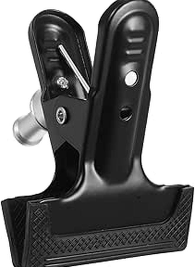 Heavy Duty Spring Clamps For Photography Muslin Backdrop Secure Grip Studio Outdoor Use Black - Image 1