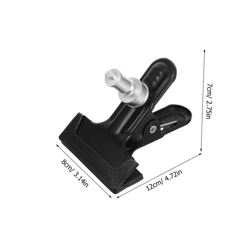 Heavy Duty Spring Clamps For Photography Muslin Backdrop Secure Grip Studio Outdoor Use Black - Image 3
