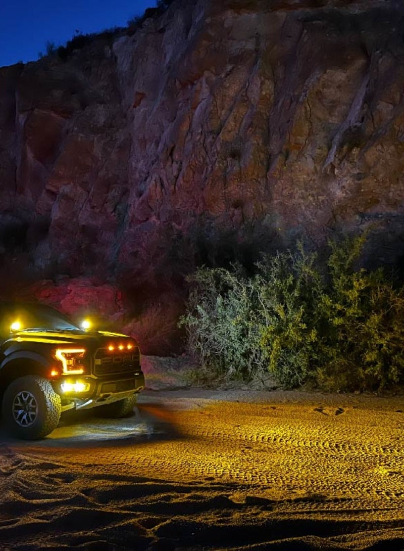 NACHO NACHO Quatro Spot Flood Combo Beam Off Road LED Light. 4 Inch 60w Round Lights (Set of 2)  - Image 5