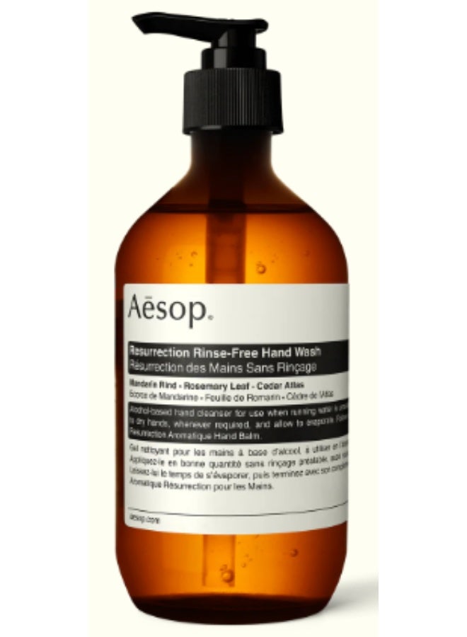 Resurrection Rinse-Free Hand Wash 500ml