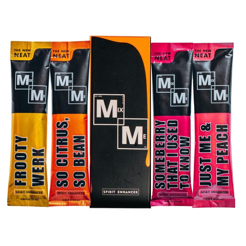 Craft Cocktail & Mocktail Mixer Variety Pack - Makes 4 Cocktails - Just add to your favorite spirit - Natural Flavors, Vegan, GF (3.4 oz, Variety Pack) - Image 1