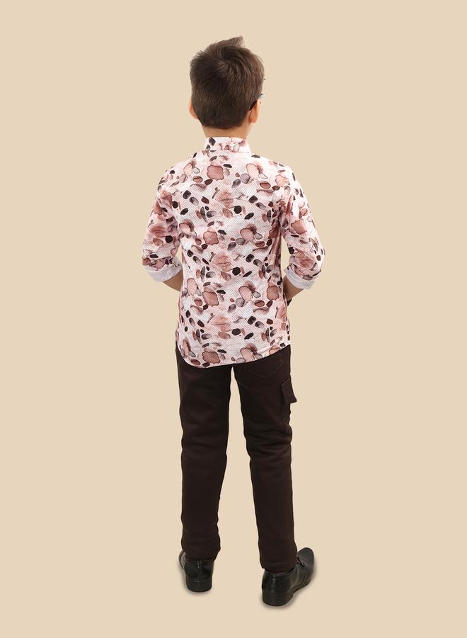 تي اس تريندس طقم قميص وبنطلون بأزرار مطبوع من تي إس تريندز - Image 2