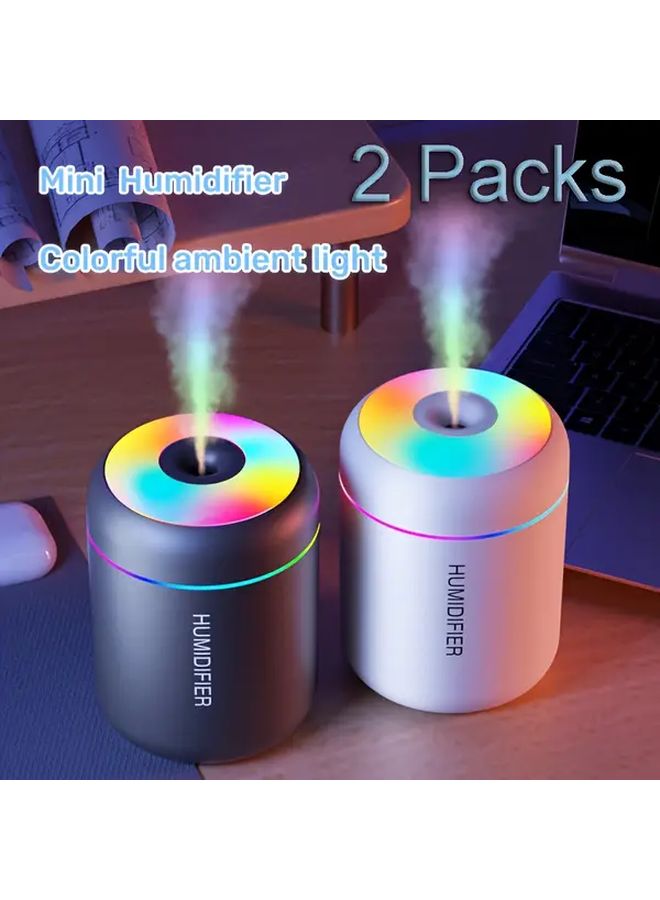 منتشر الضباب العطري الأبيض مع مرطب وضوء ليلي وضباب بارد - Image 2