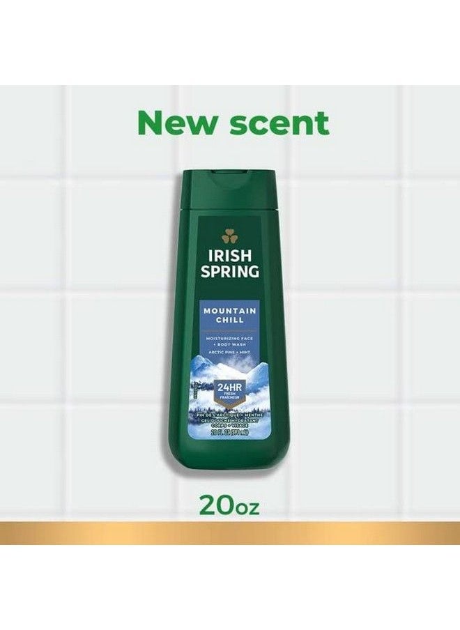 Irish Spring Mountain Chill Body Wash For Men 20 Oz 591 Ml (Product Of Usa)  - Image 3