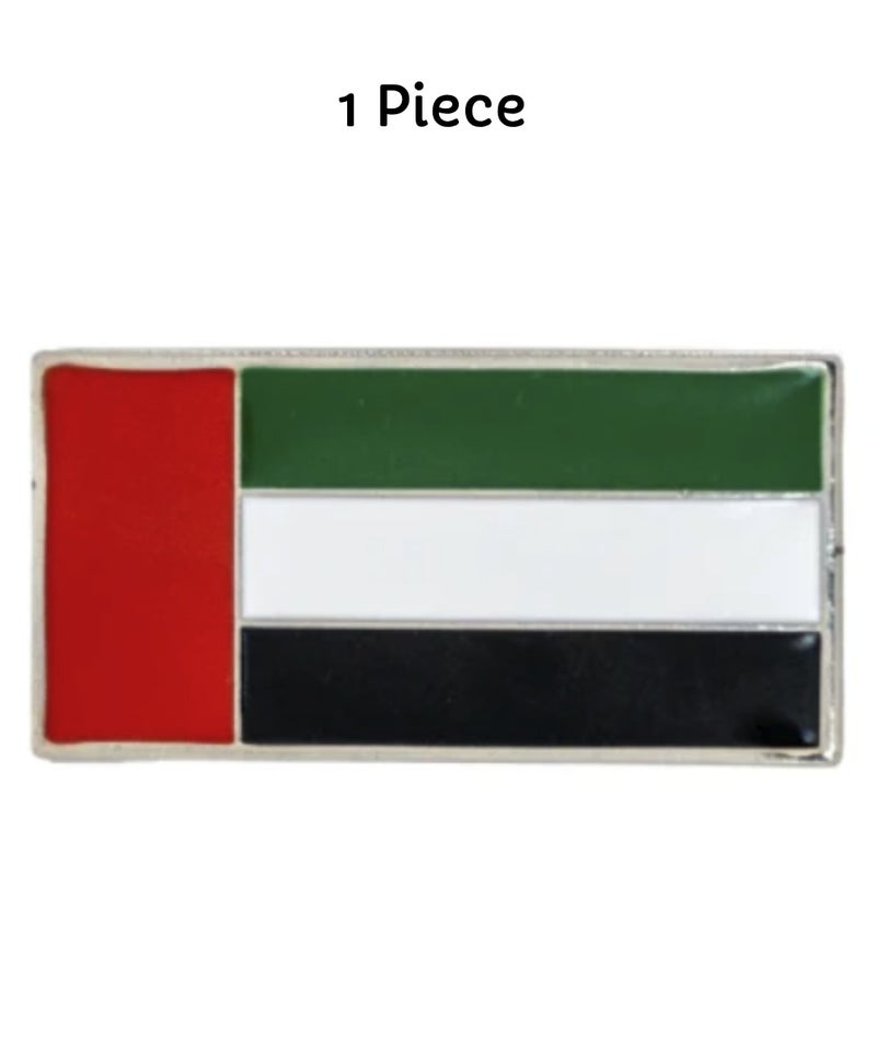 Yuwell 1 Piece UAE National Day Flag Badge Premium Metal Magnetic Lapel Pin, Rectangle UAE Flag Brooch Emblem, Durable Magnetic Pin for Clothing, Gifts, Collectors, Party Supplies & National Day Decorations - Image 3